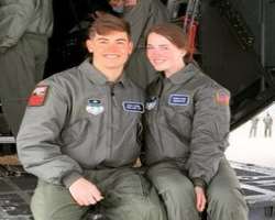 The star has also spent time in the United States Air Force.